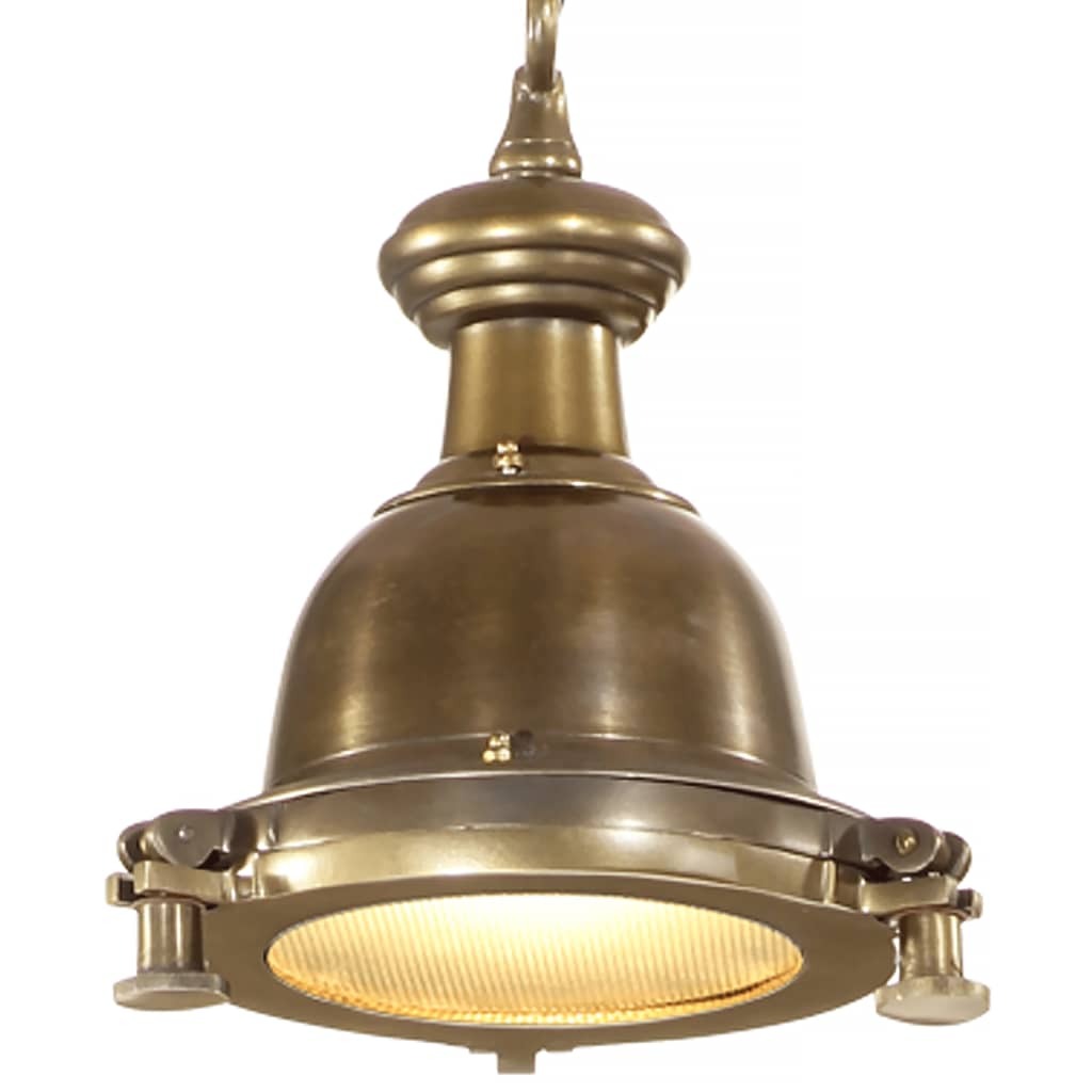 Miles | Antique Brass Pendant Light