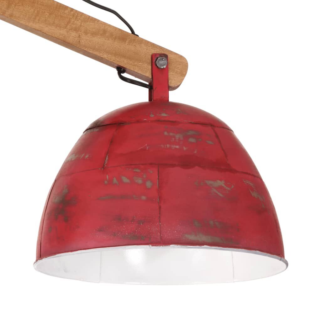 Theo | Rustic Red Twin Pendant Light